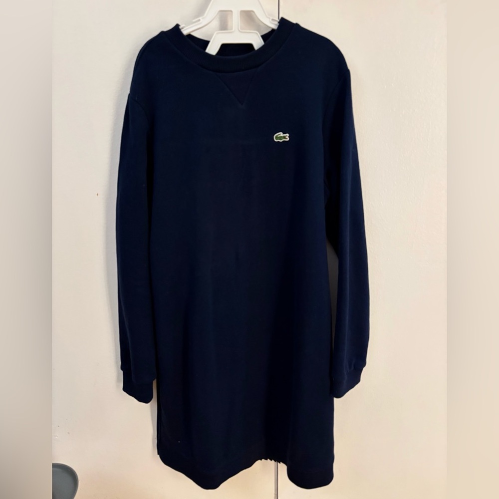 Lacoste Dark Blue Knit Dress